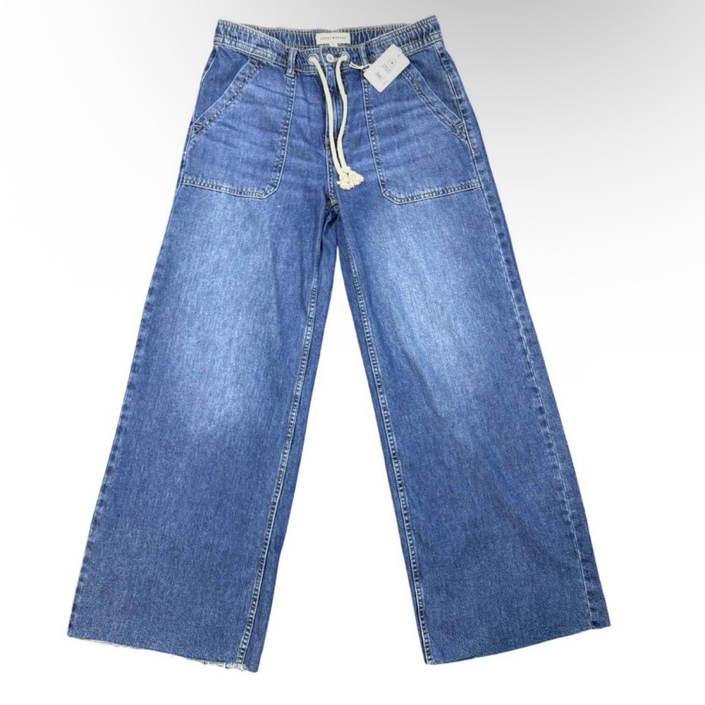 Lucky Brand Blue Wide Leg Flare Jeans